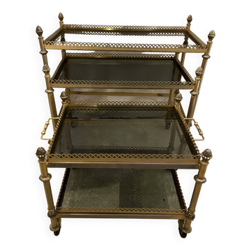 Small rolling nesting tables