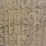 Beige Vintage Turkish Floral Rug sku 1261