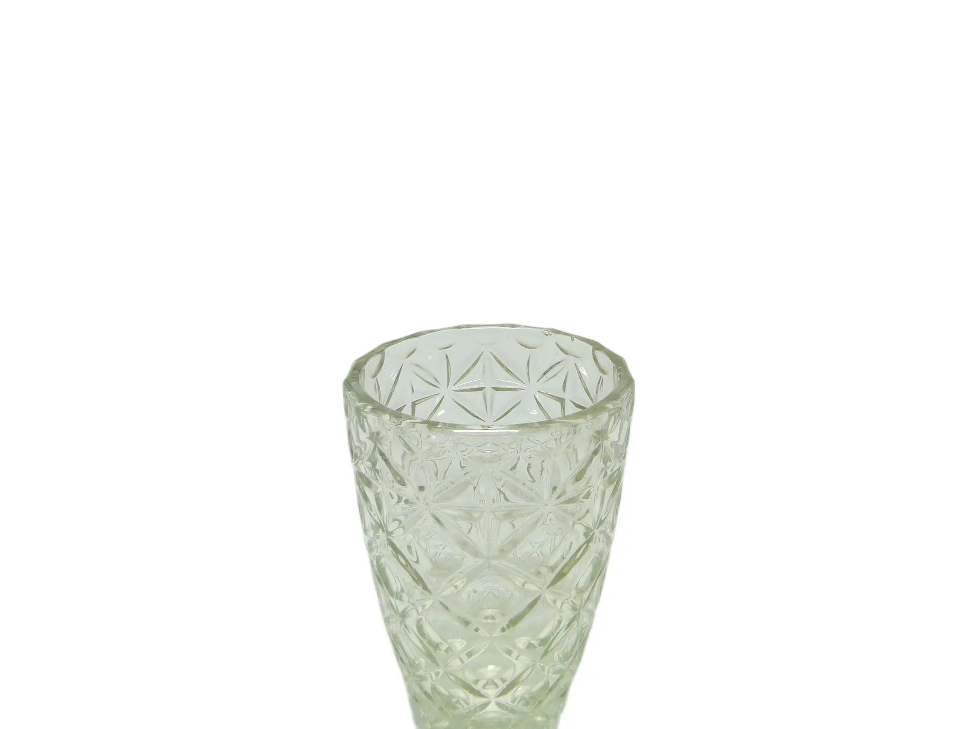 Vase, mid-century modern, glass, Huta Hortensja, Poland, 1950s