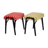 Mid-century czech stools, 1960