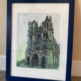 Amiens Cathedral watercolor