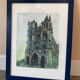 Amiens Cathedral watercolor