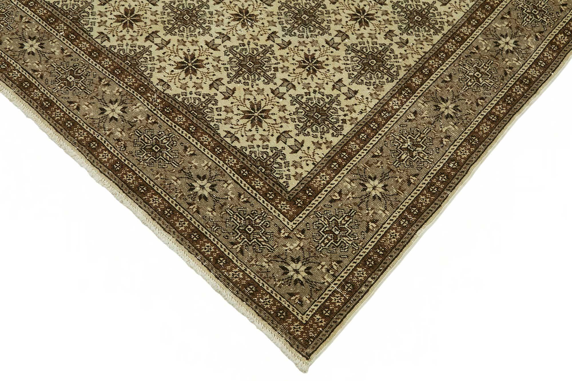 Turkish Wool Vintage Kayseri Rug 198 cm x 290 cm