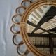 Vintage rattan mirror