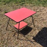 Red vintage coffee table
