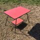 Table basse vintage rouge