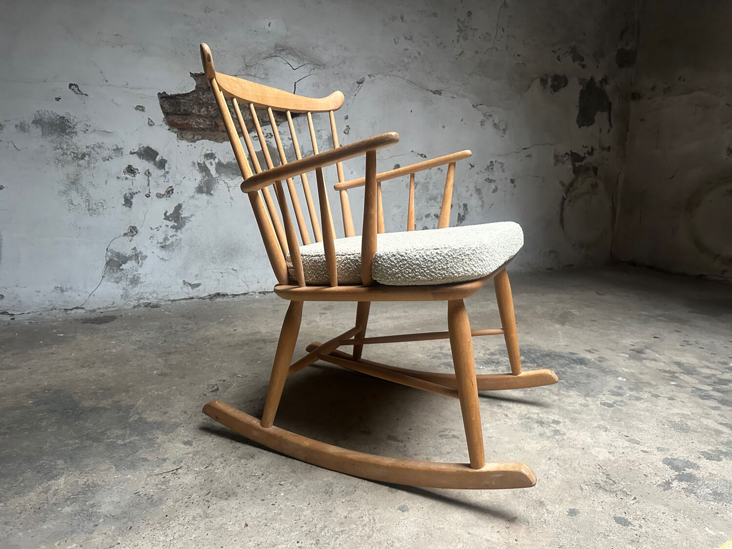 Chaise berçante vintage – Børge Mogensen