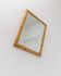 XL Bamboo Wood Wall Mirror - Beige Bamboo Frame, Made in Italy, 1940s Mid-Century Modern