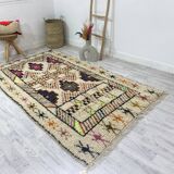 Handmade moroccan berber carpet 255 x 146 cm