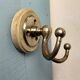 Double hook coat rack