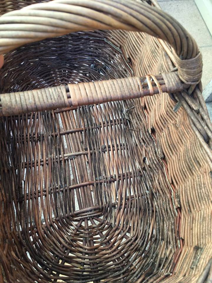 Old wicker basket
