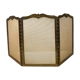 Bronze spark screen has three panels XX century