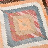 Brown & Cream Persian Kilim Rug, 260x341Cm