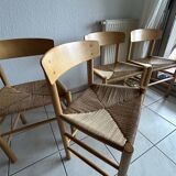 Fredericia J39 Chairs Borge Mogensen