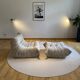 Ligne roset – ensemble togo 4 pièces – velours côtelé beige