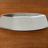 German Cromargan plate from the mid-century by WMF, 1960s.