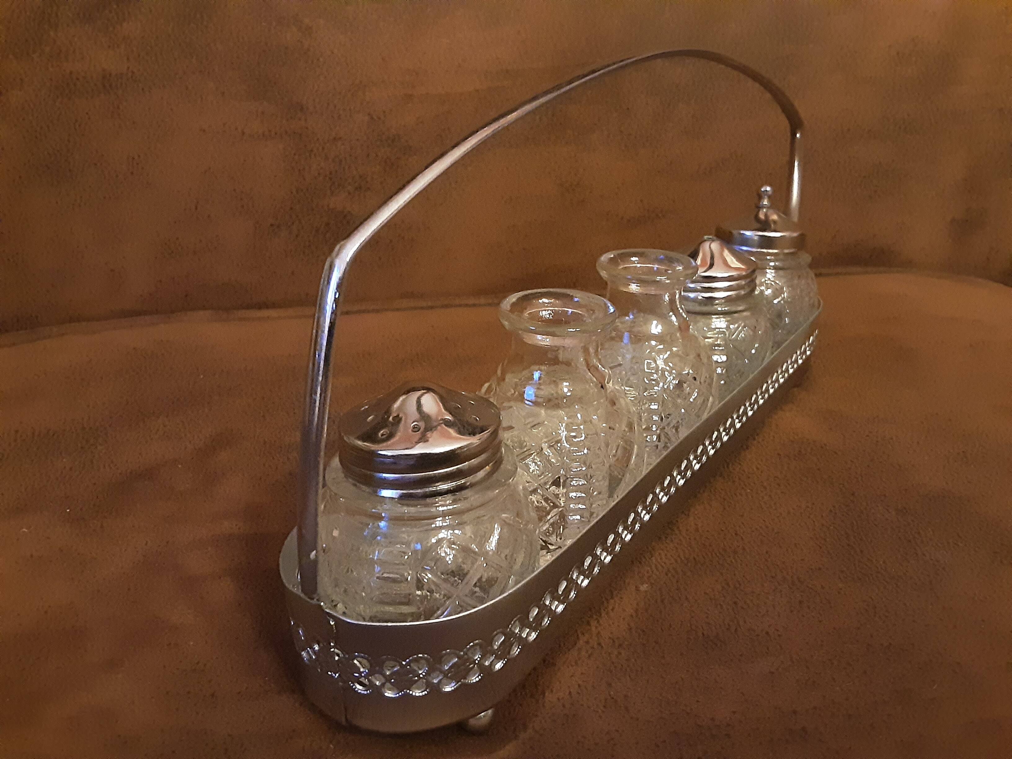 Vintage condiment set