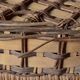 Vintage picnic basket - complete for 4 people