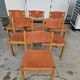 Vintage elm chair by Maison Regain, France 1980