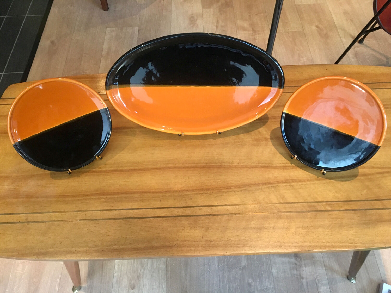 Ceramic ensemble - Céramony Vallauris, 1950s