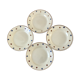 Lot of 4 flat plates Sarreguemines