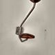 Old coat rack in metal and wood