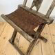 Rustic Primitive Antique Chinese Folding Travel Chair