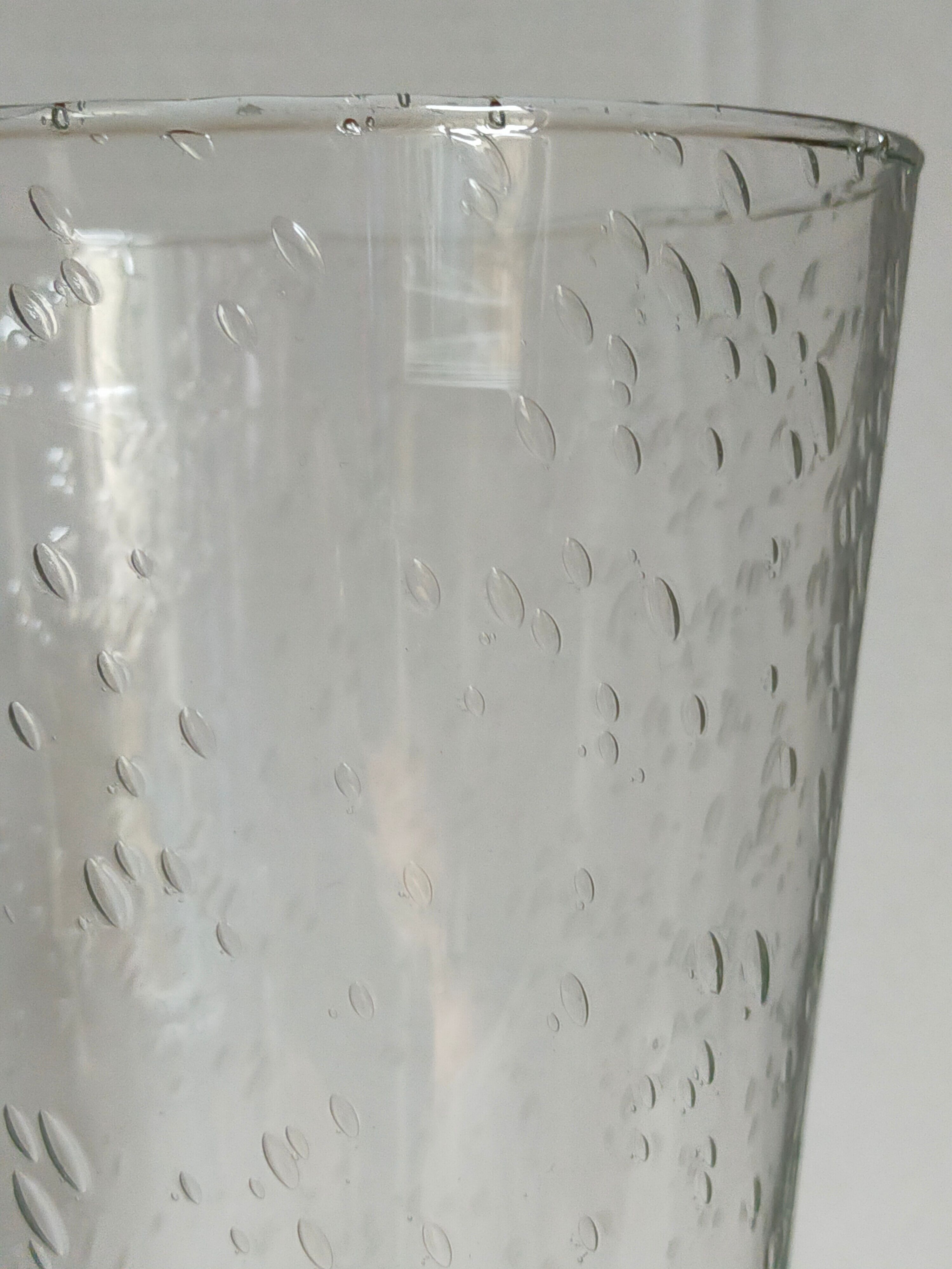 Vintage blown glass glass vase
