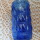 6 antique cobalt blue glasses