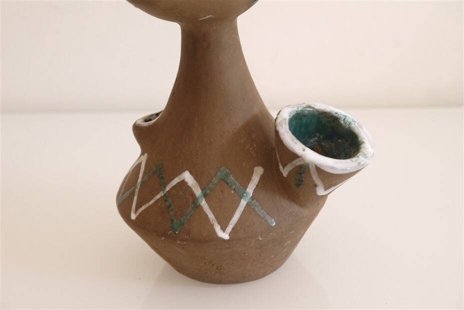 Danish anthropomorphic ceramic vase 1960