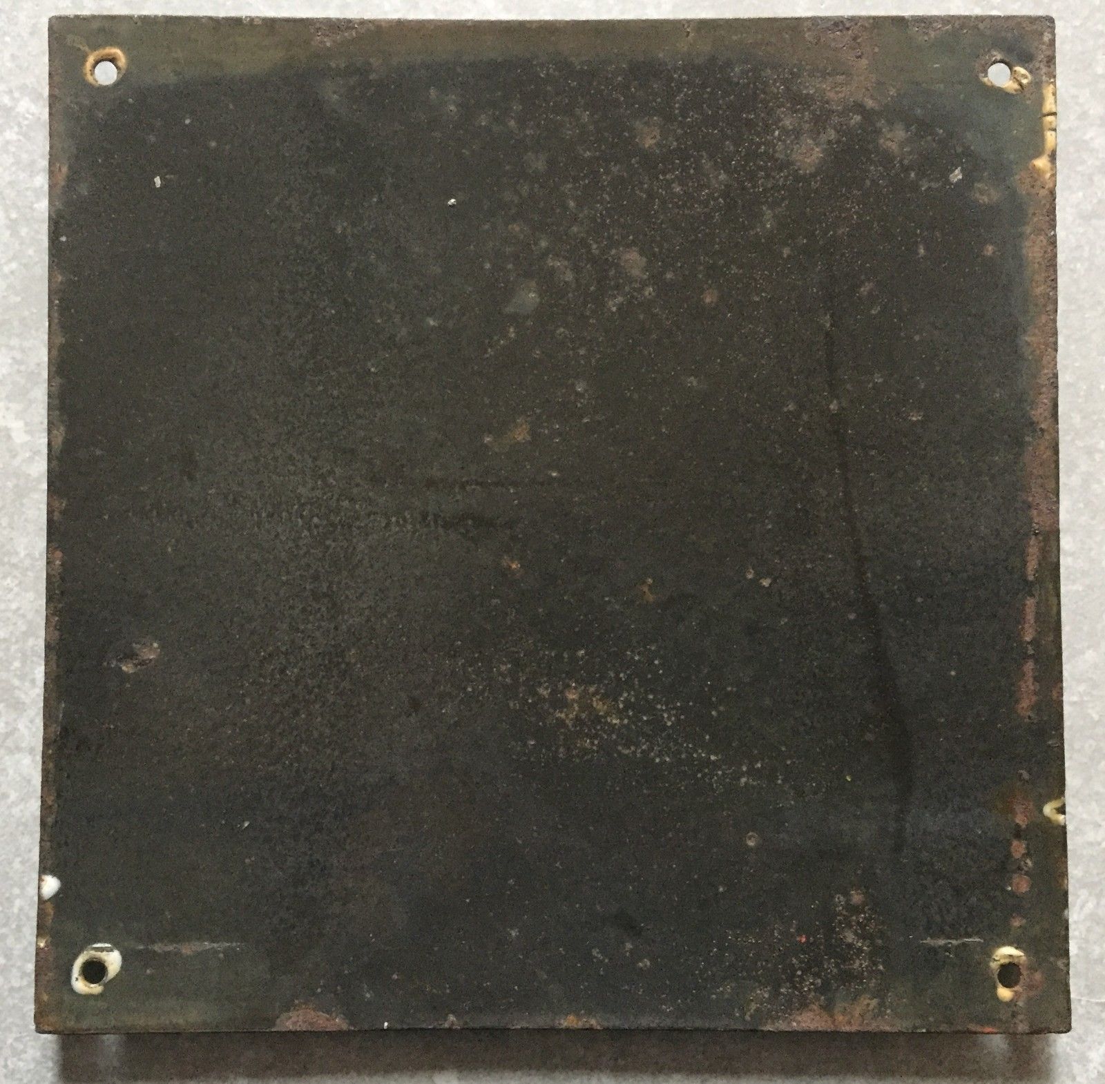 Enamelled plate "Broth Kubord"
