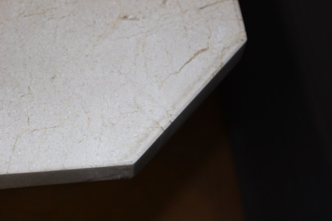 Design octagonal stone dining salla table