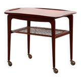 Poul Jensen Trolley teak made by Selig,1960 denmark.