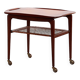 Poul Jensen Trolley teak made by Selig,1960 denmark.