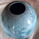 Vase Hélène LAIZÉ Saint-Cyr-Sur-Loire H.L.Z. – Blue crystalline stoneware