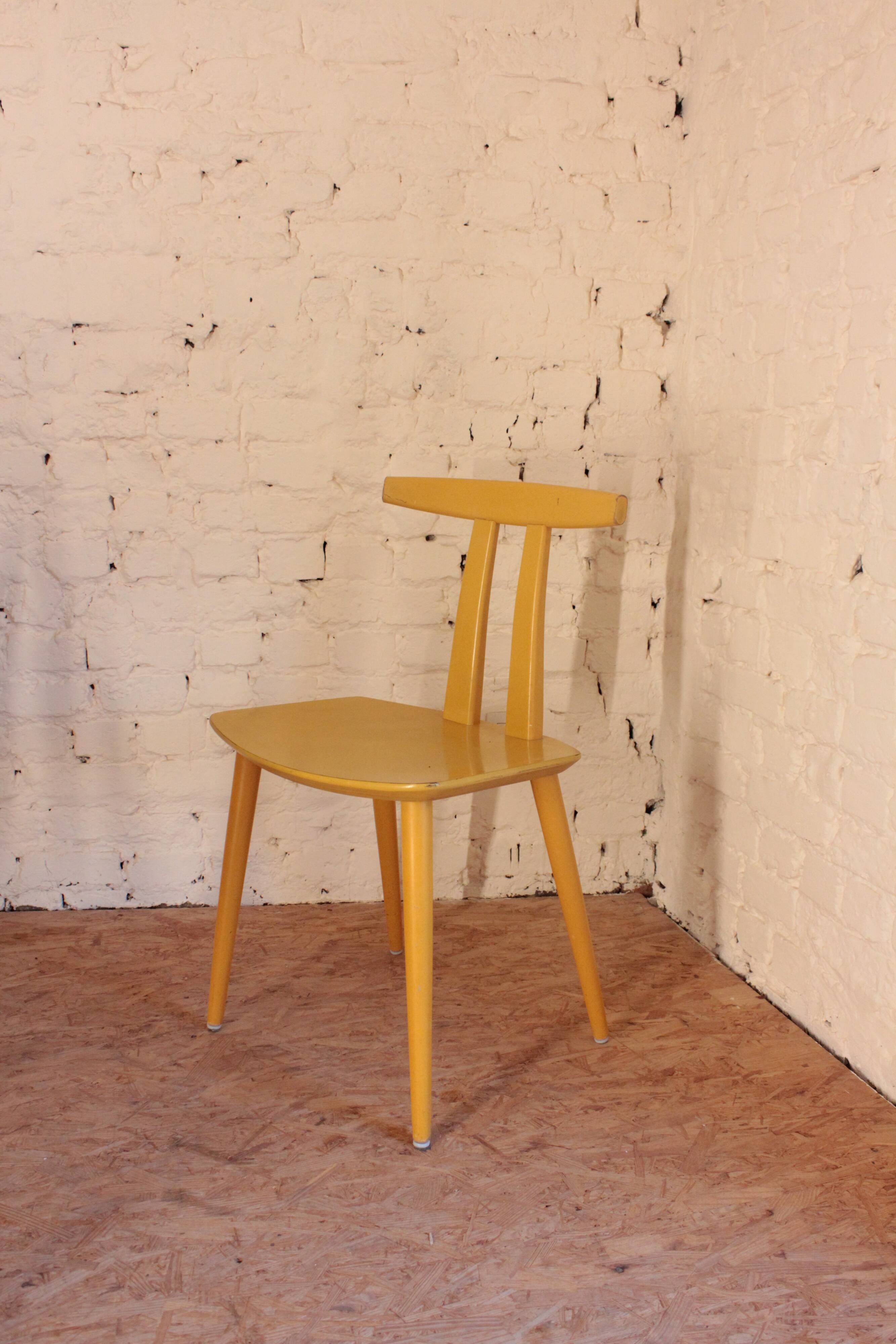 4 chaises j48, design poul m.volther, 1950, fdb møbler