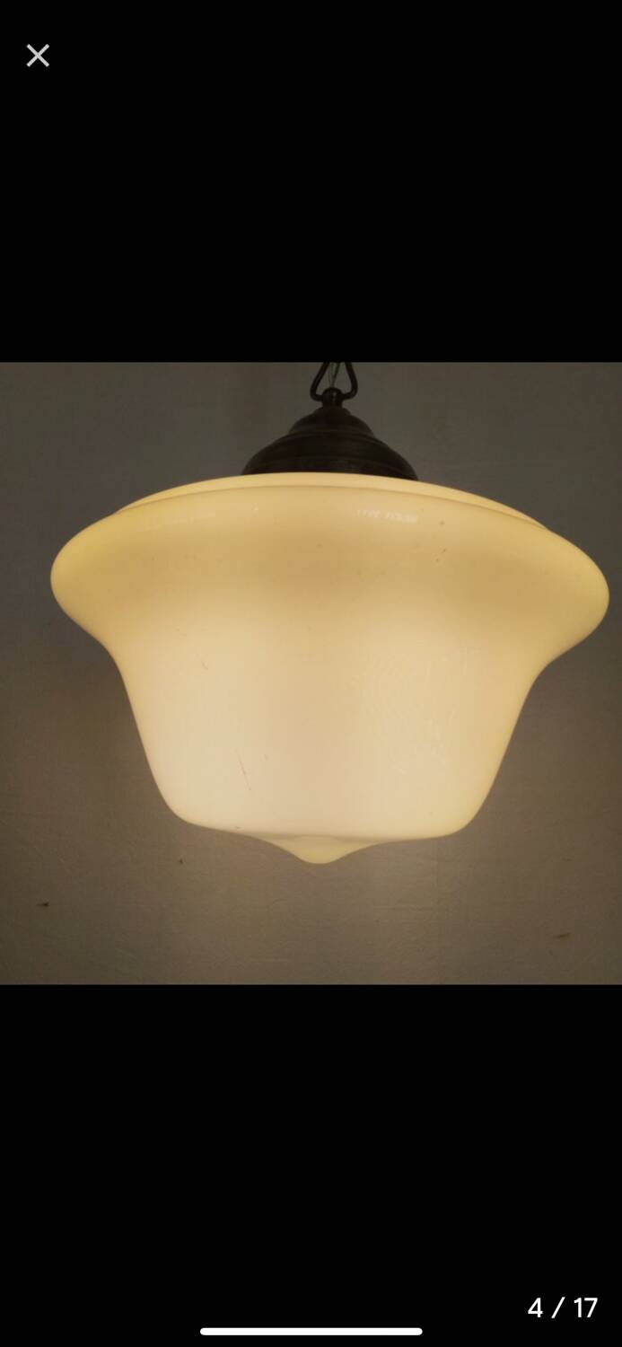 Lampe à suspendre - Verre de Murano - Rationaliste / Bauhaus