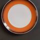 Space Age serving dish from the 70s, porcelain from the Royal Manufacture of Limoges
