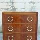 Art Deco period chest of drawers in walnut 1930