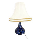 Mid-century Ceramic & Fabric Table Lamp, Czechoslovakia
