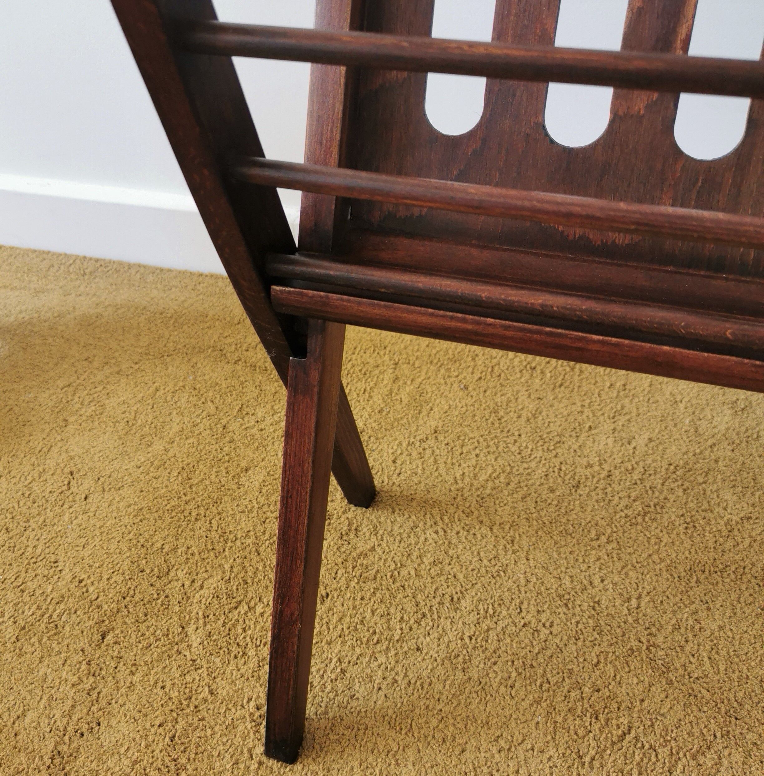 Vintage magazine holder