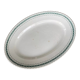 Old bourgeois earthenware serving dish