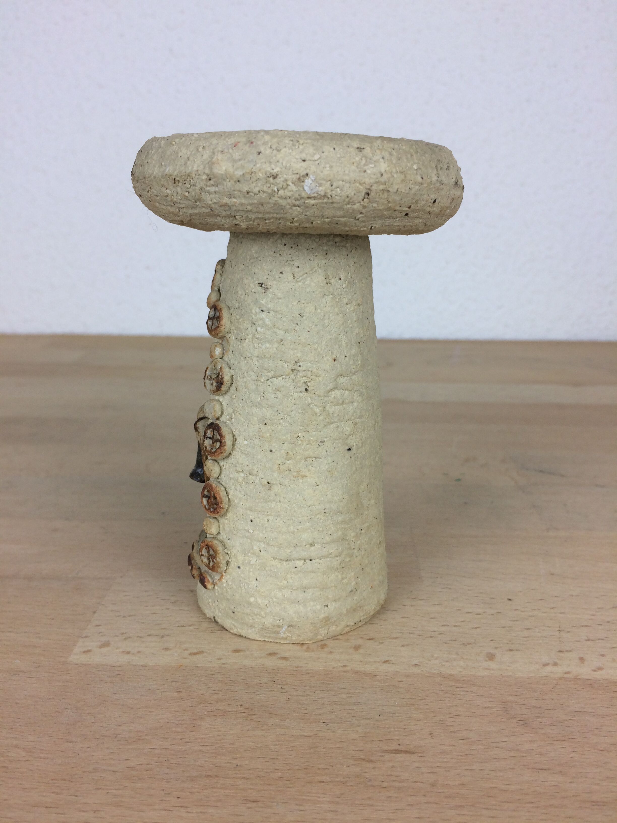 Ceramic candle holder 50 shepherd character and his dog