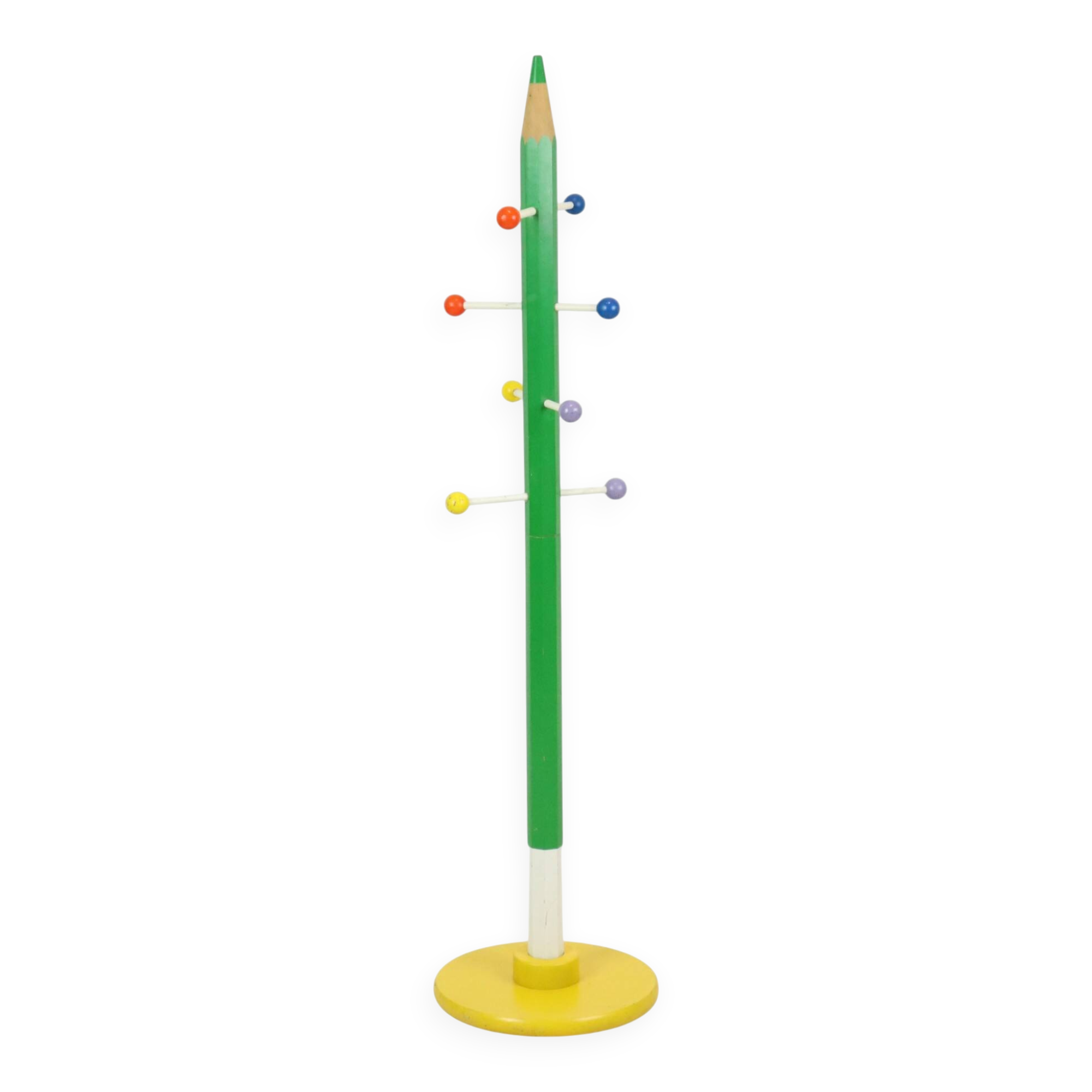 Porte-manteau vintage pour crayons de couleur, style enfant Pierre Sala