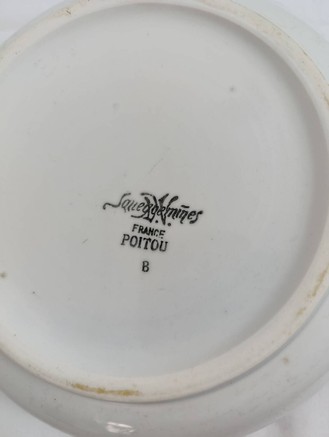 Vegetable dish Sarreguemines Poitou