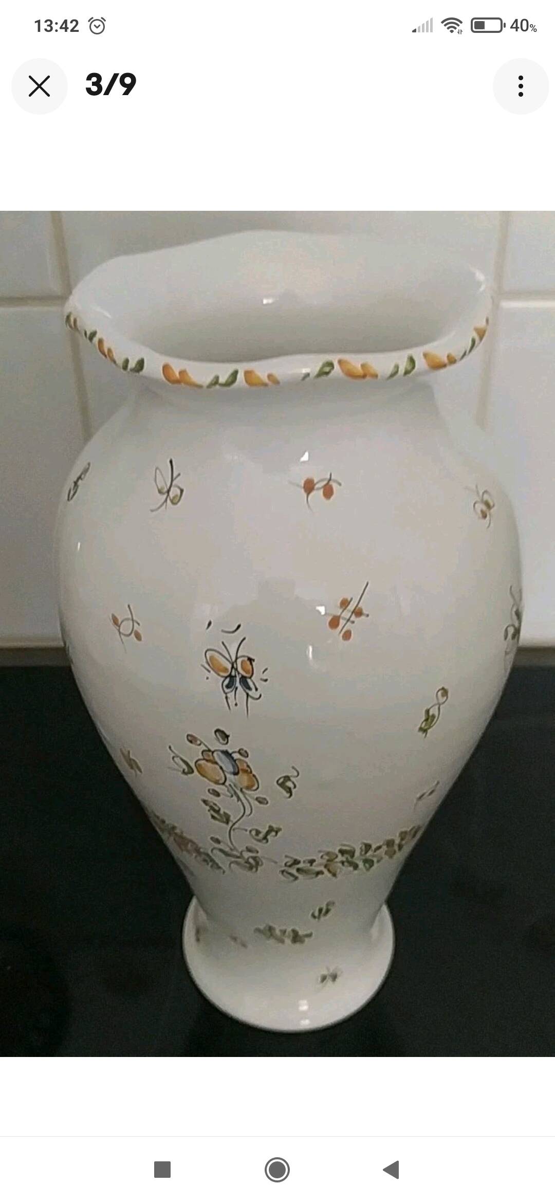 Moustiers vase 27cm