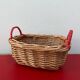 Miniature rattan basket from the 70s