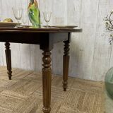 Country-style drop-leaf table