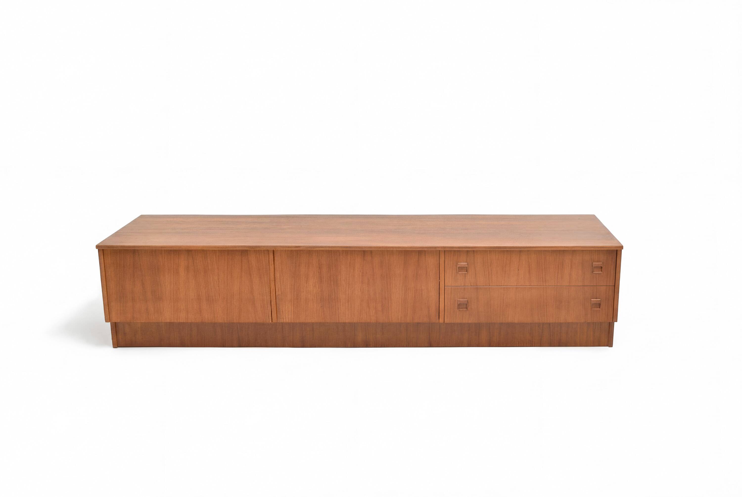 Enfilade basse scandinave vintage restaurée teck