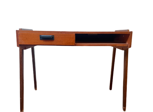 Vintage teak desk Scandinavian look 1960